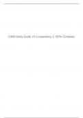 C468 Study Guide V3 Competency 2 100% Complete