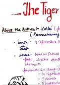 Class notes English core (The Tiger King) 