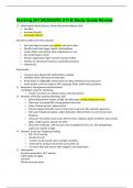 Nursing 201 MEDSURG ATI B Study Guide Review