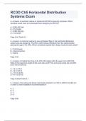 RCDD Ch5 Horizontal Distribution Systems Exam 