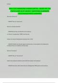 WGU C202 MANAGING HUMAN CAPITAL - BASED OFF THE STUDY GUIDE AS OF 10/2017. QUESTIONS & ANSWERS (2023/2024)(VERIFIED ANSWERS)