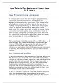 JAVA NOTES FROM SCRATCH TO ADVANCE