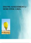 INS3705 ASSESSMENT 2 SEMESTER 2 2023.