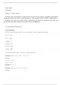 Exam 3 Review Study Guide MATH 1400