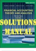 SOLUTIONS MANUAL for Financial Accounting Theory and Analysis: Text and Cases, 12th Edition by Richard Schroeder, Myrtle Clark and Jack Cathey | Complete 17 Chapters