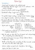 Physiology And Anatomy ; Spinal Cord Notes