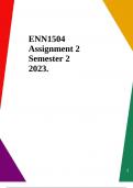 ENN1504 Assignment 2 Semester 2 2023.