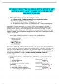 ACS BIOCHEMISTRY 360 FINAL EXAM REVIEW KEY 2023/2024.WITH 100% CORRECT ANSWERS AND FEEDBACK(Verified