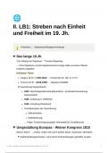 Ausführliche Zusammenfassung: Das lange 19. Jahrhundert (Geschichte-Abi Sachsen)