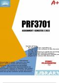PRF3701 ASSIGNMENT 1 SEMESTER 2 2023 (860314)