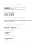 AP Statistics chapter 9 review