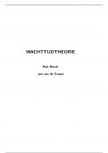 Wachttijdtheorie - Rob Bosch & Jan van de Craats 2001