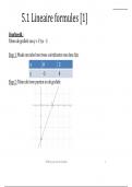 5.1 Lineaire formules [1] - Willem-Jan van der Zanden