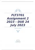 FLT3701 Assignment 2 2023 - DUE 24 July 2023