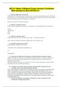 NR 511 Week 4 Midterm Exam Answers Combined With Questions Best RATED A+
