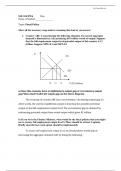 Macroeconomics Homework  (SSE 104 Homework 6) questions & answers   on  fiscal policy