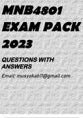 MNG3701 EXAM PACK 2023