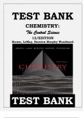 CHEMISTRY The Central Science 12TH EDITION Brown, LeMay, Bursten Murphy Woodward 