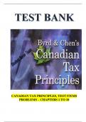 CANADIAN TAX PRINCIPLES, TEST ITEMS PROBLEMS – CHAPTERS 1 TO 10.pdf