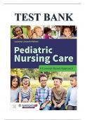 Pediatric Nursing Care A Concept-Based Approach First Edition Luanne Linnard-Palmer Test Bank.