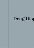 Summary -  Drug disposition and pharmacokinetics (PED2001)