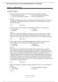  TEST BANK FOR MCCANCE PATHOPHYSIOLOGY 8TH EDITION( CONSISTS OF  ALL CHAPTERS  1- 50 )ALL QUESTIONS WITH   COMPLETE ANSWER SOLUTIONS