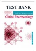 Roach’s Introductory Clinical Pharmacology 11th Edition Test Bank.