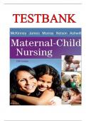 TESTBANK FOR MATERNAL CHILD HEALTH NURSING 5TH EDITION BY McKINNEY