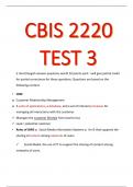 CBIS 2220 TEST 3 STUDY GUIDE