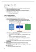 Samenvatting deel 1: inleiding tot SCM (vak: inleiding tot IT en SCM)