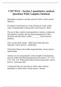 WGU C207 TESTS COMPILATION BUNDLE