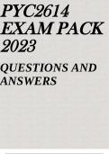 PYC2614 EXAM PACK 2023