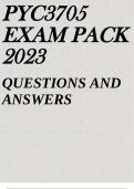 PYC3705 EXAM PACK 2023