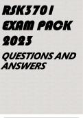 RSK3701 EXAM PACK 2023