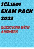 SCL1501 EXAM PACK 2023