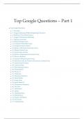 top google interviews question