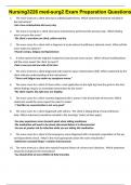 Nursing3226 med-surg2 Exam Preparation Questions