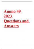 Ammo 49 2023 Questions and Answers   