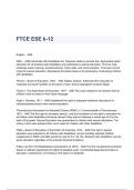 FTCE ESE k-12 Questions & Answers 2023 ( A+ GRADED 100% VERIFIED)