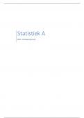 Volledige samenvatting Statistiek A + Script Rstudio