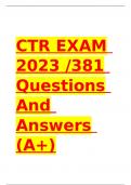 CTR EXAM|2023 LATEST UPDATE|GUARANTEED SUCCESS 