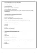 Immunology MCQ-with accurate answers 100% (verified)graded A