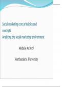 Lecture note for Managing health improvement through social marketing