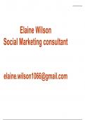 Lecture note for Managing health improvement through social marketing