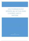 HESI PHARMACOLOGY VERSION 