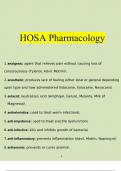 HOSA Pharmacology 2023 - 2024 (Verified)