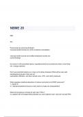 NBME 29 QUESTIONS & ANSWERS 2023 ( A+ GRADED 100% VERIFIED)