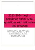 2023_2024_HESI_RN_PEDIATRICS_EXAM_V2_50_QUESTIONS_WITH_RATIONALES_AND_ANSWERS
