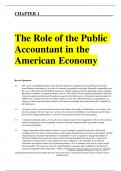 The Role of the Public Accountant in the American Economy