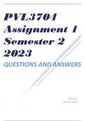 PVL3704 Assignment 1 Semester 2 2023